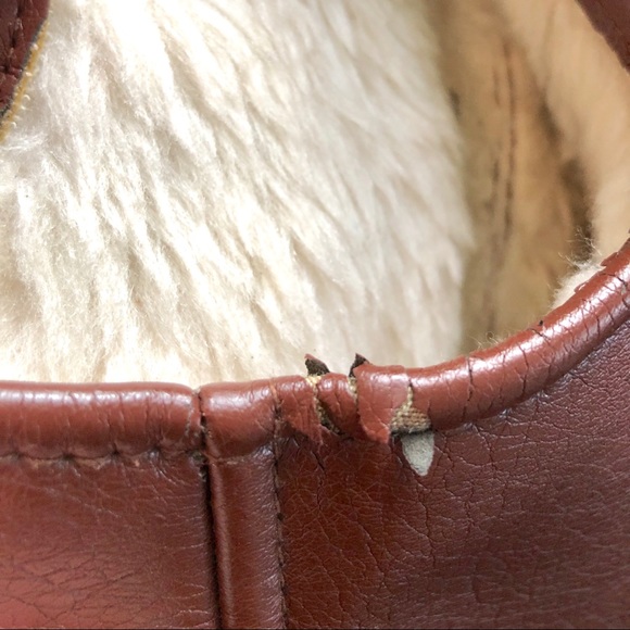 New York & Company Faux Leather Fur Vest - Picture 7 of 7